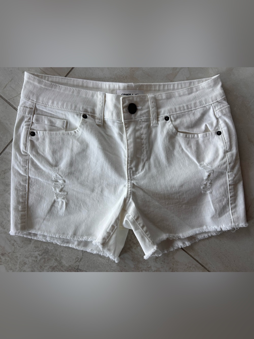 O’Neill women’s White Denim Shorts